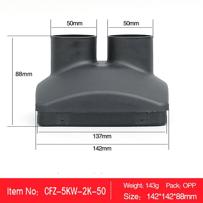 42/60/75/90mm 2KW / 5KW Car Air Outlet Vent Cover For Air Diesel Parking Heater Parts Webasto Heater Truck Bus Caravan