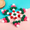 50 шт. 10/15 мм Разноцветные Мягкие Пушистые Шарики Помпоны Плюшевые Шарики для DIY Шитья Праздничных Украшений и Изготовления Бижутерии