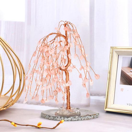 Искусственный кристалл, украшение в виде дерева, изысканное качество изготовления, камни на удачу, денежное дерево для украшения дома и офиса, секс-одежда для взрослых