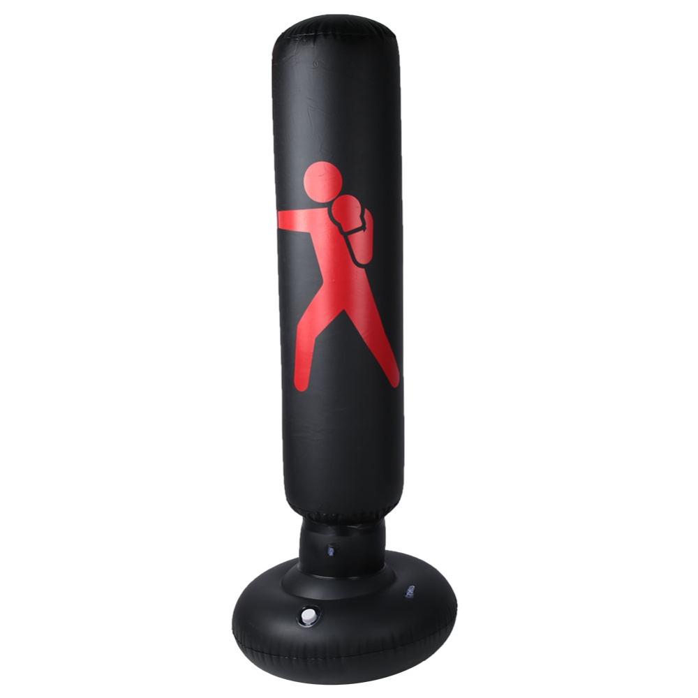 360° Rebound Inflatable Boxing Bag PVC Punching Toy Freestanding Punching Bag Indoor Workout