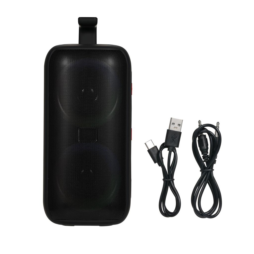 A85 RGB Light Portable Speaker Outdoor Portable Card Speaker Double Horn Square Dance Radio