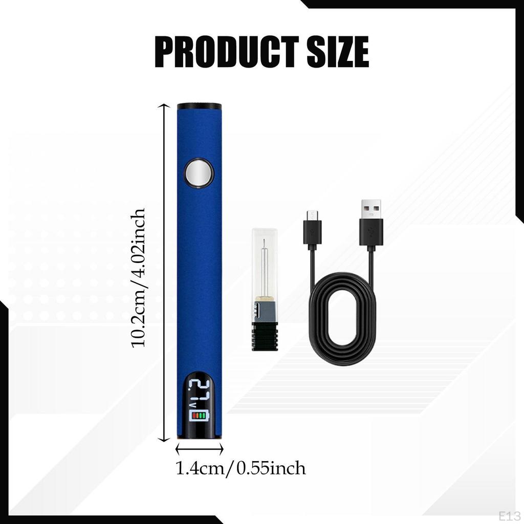 Набор паяльника Аккумулятор Ручка 650 мАч Резьба 510 Портативный Беспроводной USB для ремонта