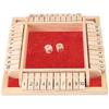 Practical Product Dice Game Four-sided Flop Game Digital Board Game Party Play Props Wooden Flop Toy