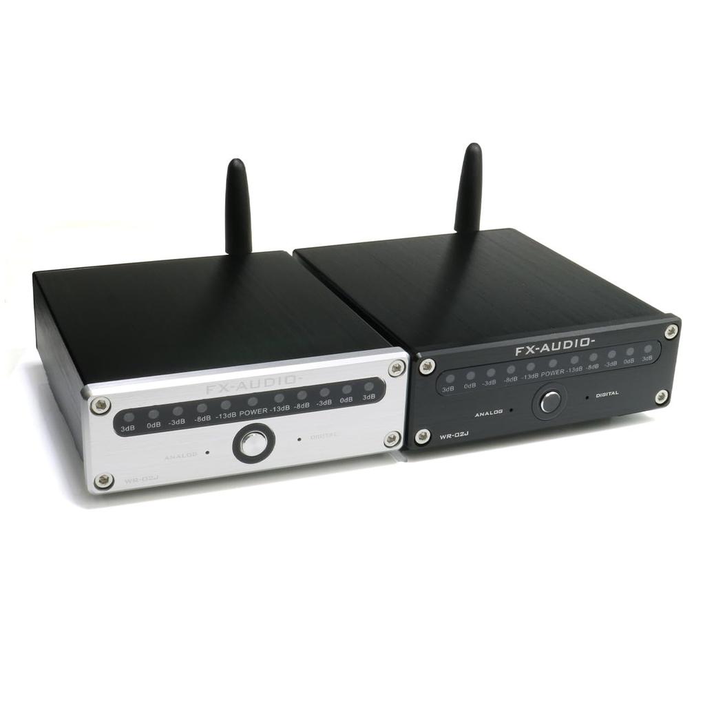 Bluetooth-приемник с низкой задержкой Оптический коаксиальный RCA выходной дизайн VU-метр Беспроводной BT aptX aptX HD LL FX-AUDIO- WR-02J [Черный] 3-системный Аудио-специфичный