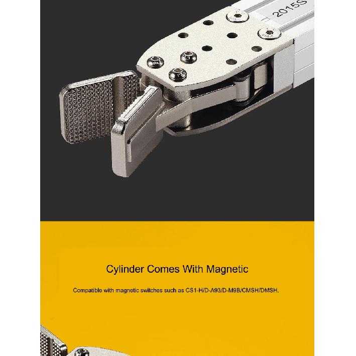 Pneumatic Cylinder Gripper For Robotic Machines Single-acting Double-acting Manipulator End Clamps 2015D 1615D