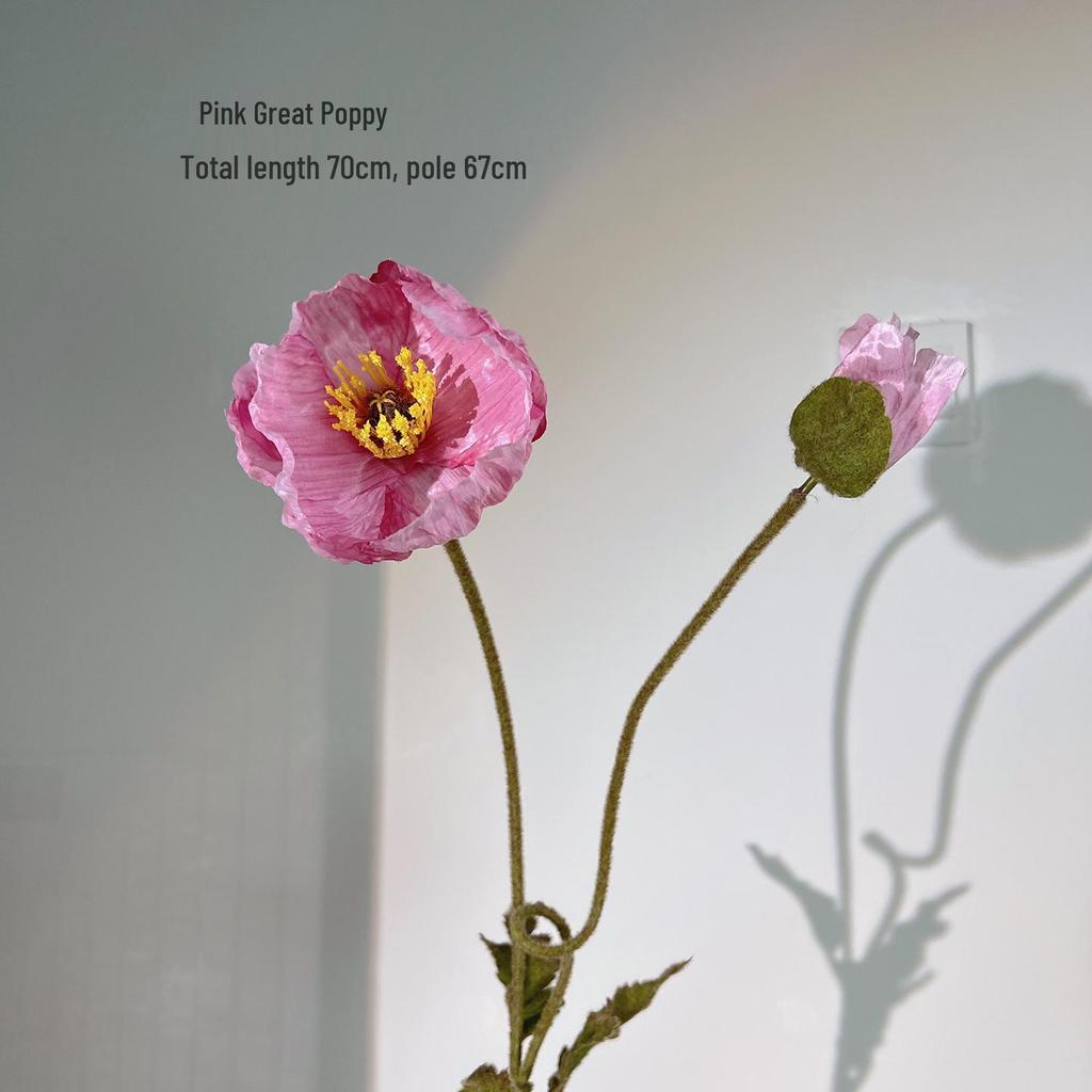 Pink Series Bubble Rose Artificial Flower Arrangement for Women's Day or Wedding Decor