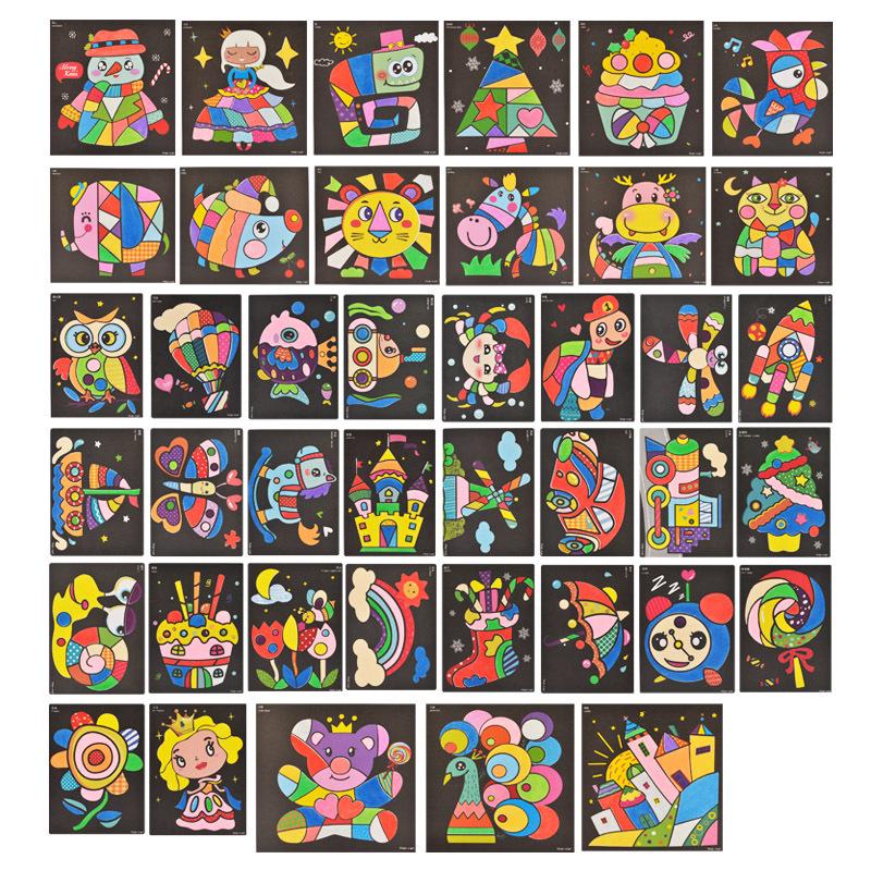 Children's DIY Sand Painting Kit: Educational Craft Toy for Boys and Girls