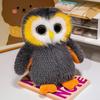 Realistic Big Eyed Owl Plush Toys Cute Stuffed Animal Doll Office Ornament Kawaii Girl Gifts Plush Owl Toys for Kids