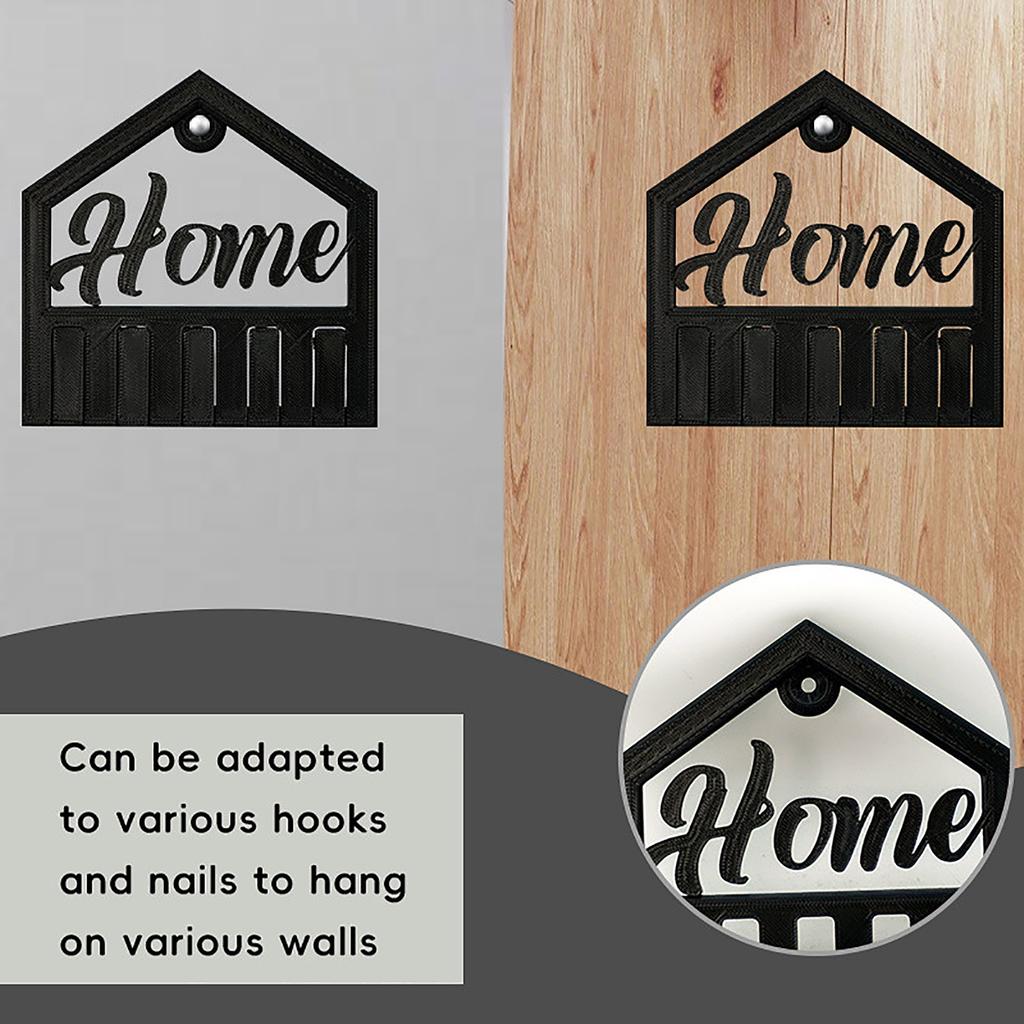 Настенная складная вешалка-органайзер для ключей, напечатанная на 3D-принтере, для дома и прихожей