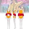 Ярко-желтый костюм для косплея Cowboy Bebop на Хэллоуин и аниме-конвенции