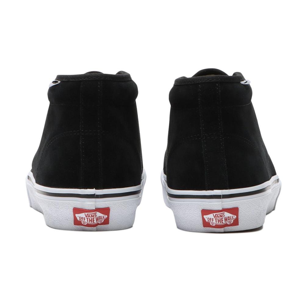Vans Chukka Black White V49cf Suede Black White