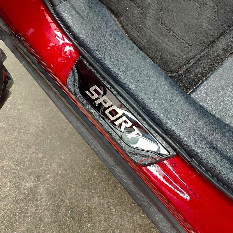 Для Kia Seltos     Накладки на пороги автомобиля Защитные полоски Аксессуары Автомобильные накладки на порог Наклейки
