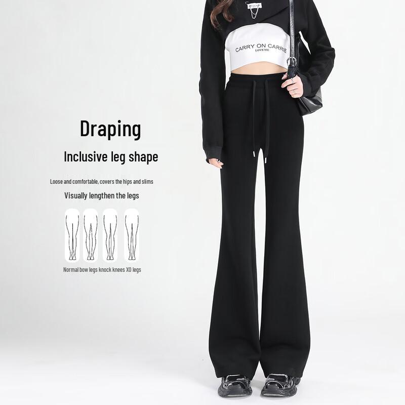 Женские повседневные брюки клеш с высокой талией и эффектом пуш-ап