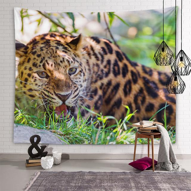 Tiger Lion Tapestry Kids Room Decoration Animal Wall Art Decoration Tapestry Living Room Bedroom Dorm Room Home Decor