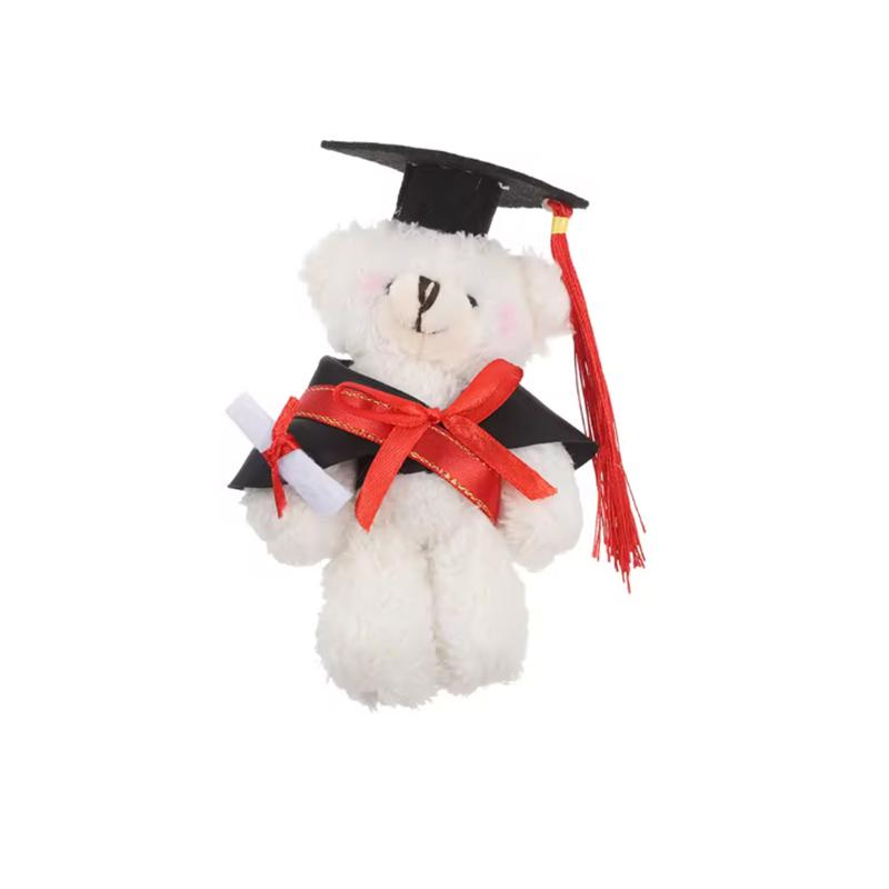 1 шт. Выпускной букет аксессуары товары для рукоделия плюшевый мишка мягкий докторский медведь DIY цветок выпускной докторский плюшевые мишки 13x8 см