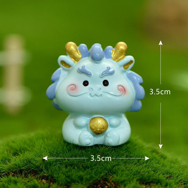 Микро-ландшафт БонсайДвенадцать знаков китайского зодиака Цветная смола Декоративные поделки