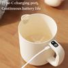 2025 New Electric Egg Beater Cordless Handheld 2 in 1 Rice Washing Bowl 1L Capacity Manual Mixer for Kitchen Home Restaurant