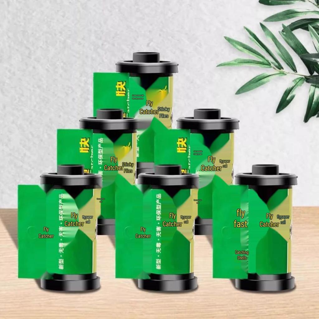 Липкая бумага от мух: Мощная ловушка для мух с самоклеящейся лентой для бытового использования
