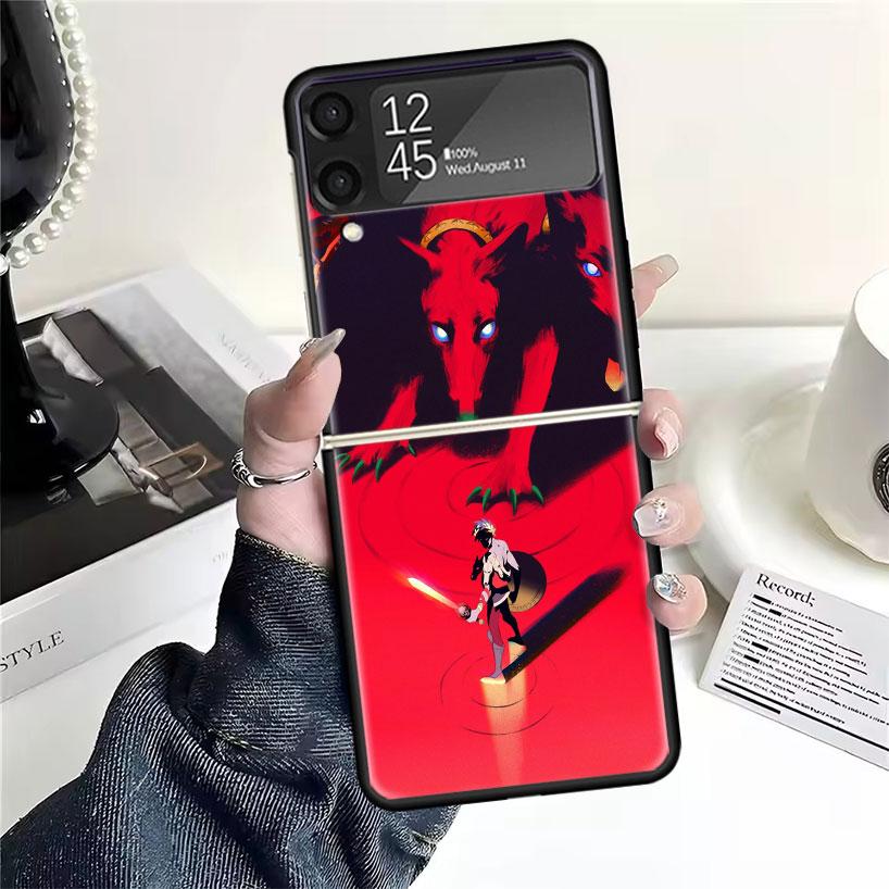 Game Hades Action Cases For Samsung Galaxy Z Flip 4 5 6 7 3 Z Flip7 Flip6 Flip4 Flip5 Flip3 5G Hard Shockproof Fundas Cover