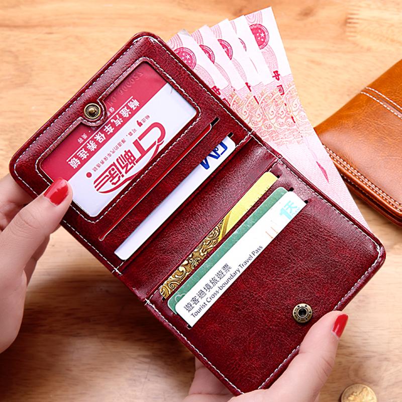 Mini Wallet Women Luxury Leather Wallets Coin Bag Hasp Short Wallet Small Woman Wallets Clutch Bag