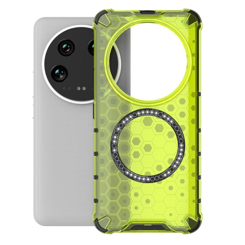 Для Xiaomi 14 Ultra 5g Магнитное кольцо задняя крышка телефона чехол Magsafe кольцо беспроводная зарядка объектив защита противоударные чехлы