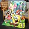 3D SpongeBob Cartoon Blanket - Ultra Soft & Cozy Gift for Mom and Daughter Present,Warm Lightweight Throw for Bed,Couch & Travel