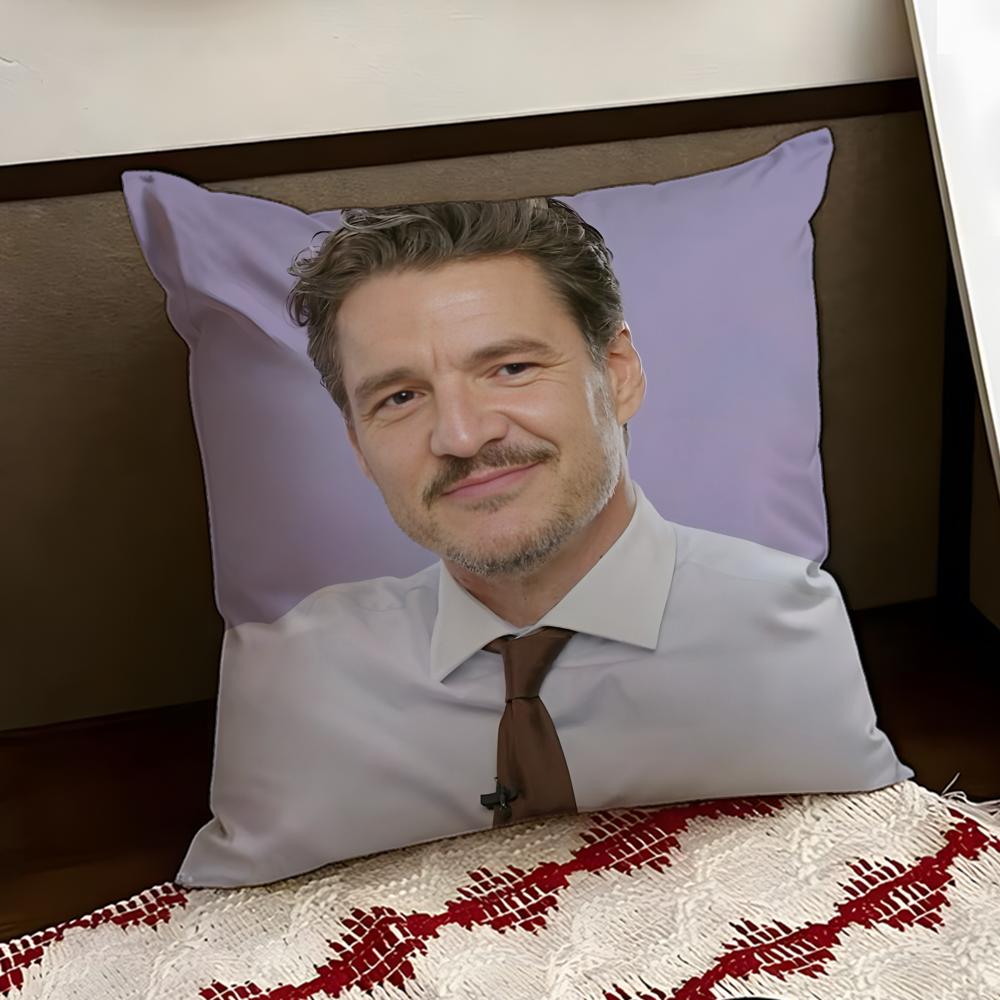 New PPedro PPascal Cushion Cover Reversible Soft Durable Pillow Cover Home  Car MultiScene Use for Daily Comfort