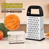 Cheese Grater with Container 4 Sided Stainless Steel Graters for Kitchen Professional