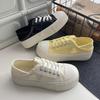 Ins корейская версия два способа ношения парусиновые туфли женские летние новые универсальные студенческие кроссовки повседневная обувь женская 1208