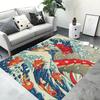 Японский и Карта Покемона Ретро Чаризард Ковер для Гостиной Домашний Декор Коврик под Диван Столик Ковер Коврик для Стула Пола Подарок