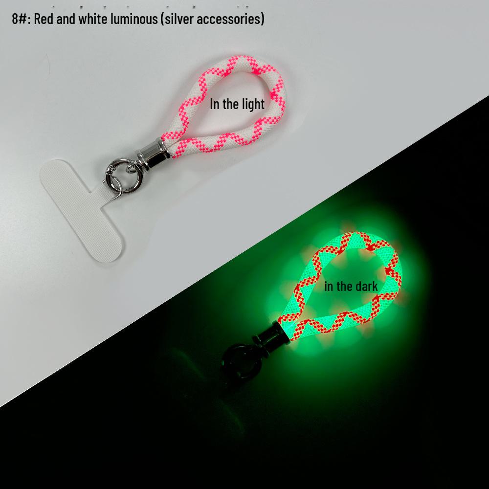 Светящийся шнурок для телефона: Брелок для камеры из нейлона 8 мм
