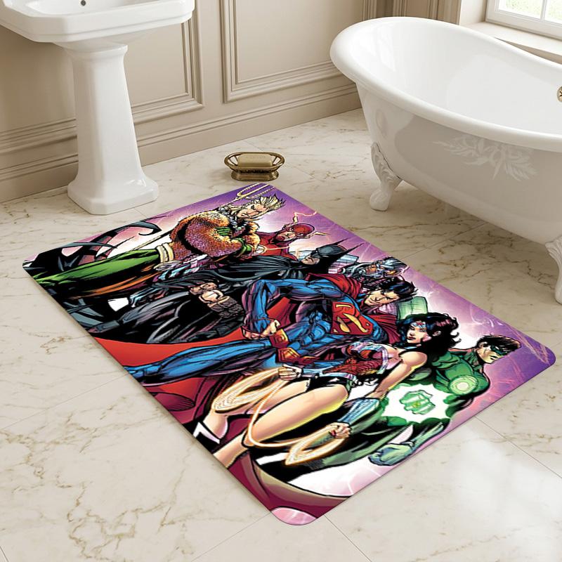 Superheroes Living Room Nonslip Area Rug Soft Carpet For Bedroom Game Playroom Sofa Office Home Decor Doormat Christmas Gift C92932