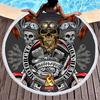 Пляжная толстая круглая 3D пляжная ткань с принтом сахарного черепа быстросохнущее полотенце компрессионное полотенце гобелен коврик для йоги