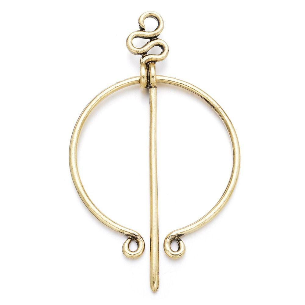 Серебряная/Золотая Викингская Брошь Модная Бижутерия Булавка для Шарфа Винтажная Булавка для Плаща Мужская/Женская