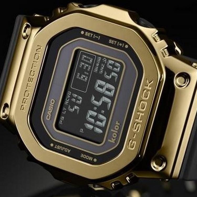 Casio Мужские полностью металлические часы Серия 43,2 мм Черные GMW-B5000KL-9 GMW-B5000KL-9