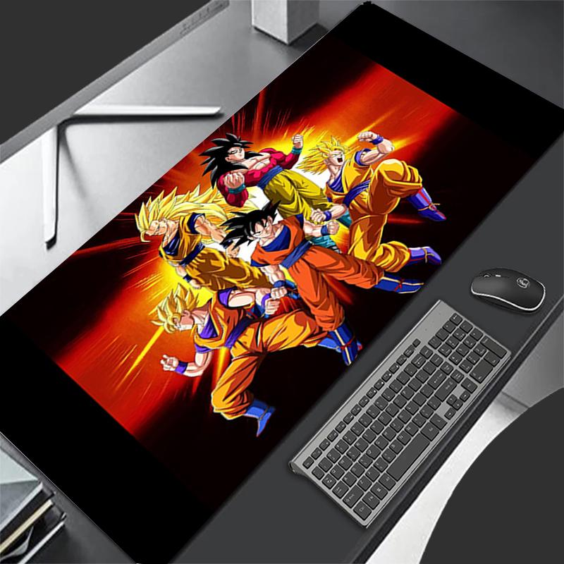 Mouse Pad Anime Gamer Large Rug Big Tablet Varmilo Keyboard Carpet Kawaii Gaming Accessories Dragon Ball Z DBZ Mousepad