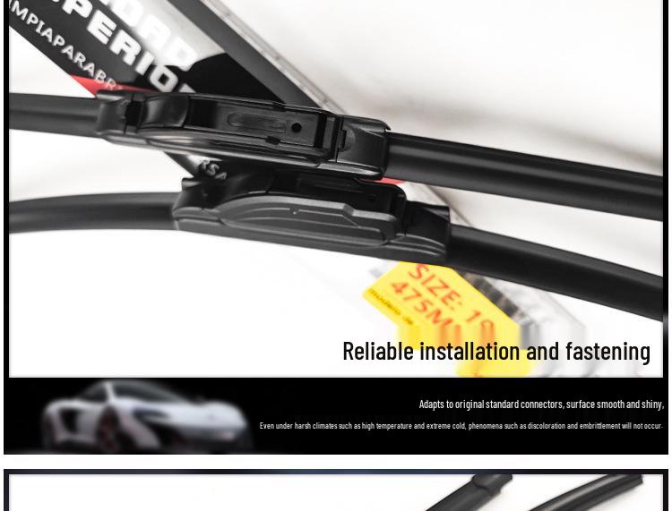 Совместимые стеклоочистители для Hanteng X7/S: Универсальный, Бесшумный, 10+ типов застежек, Подходит для 99% моделей.