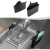 Боковой ящик для хранения консоли Gear Shifte, совместимый с Ford Mustang 2010-2014, боковой органайзер для рычага переключения передач, внутренние аксессуары(черный)