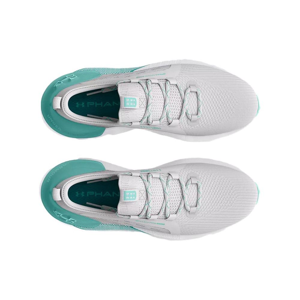 Under Armour HOVR Phantom Golf Distant Серые Радиальные Бирюзовые Женские Кроссовки 3027090-101