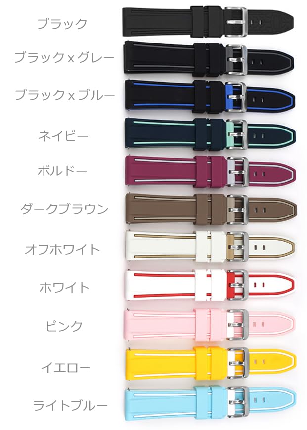 King Omega Swatch X Compatible Rubber Watch Strap with MoonSwatch Replacement Rubber Available In 11 Bioceramic MOONSWATCH Type 2 [Import Original]