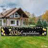Баннеры для выпускного 2026 года Большого размера Для церемоний 2026 года Школьного мероприятия И групповых фотографий Фон для выпускного Украшения