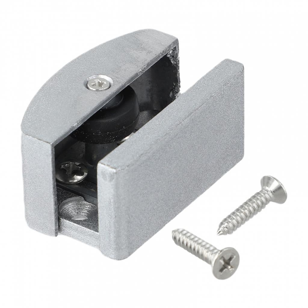 Adjustable Noise Reduction Floor Guide System for Glass Shower Enclosures