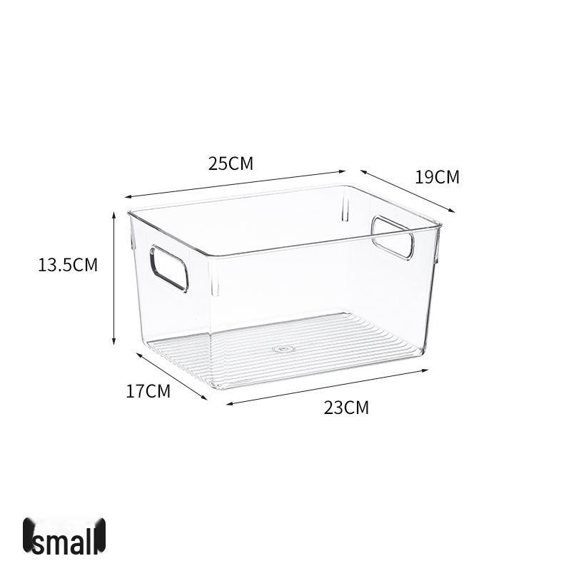 Refrigerator Storage Drawer Box, Food-Grade Transparent PET Basket