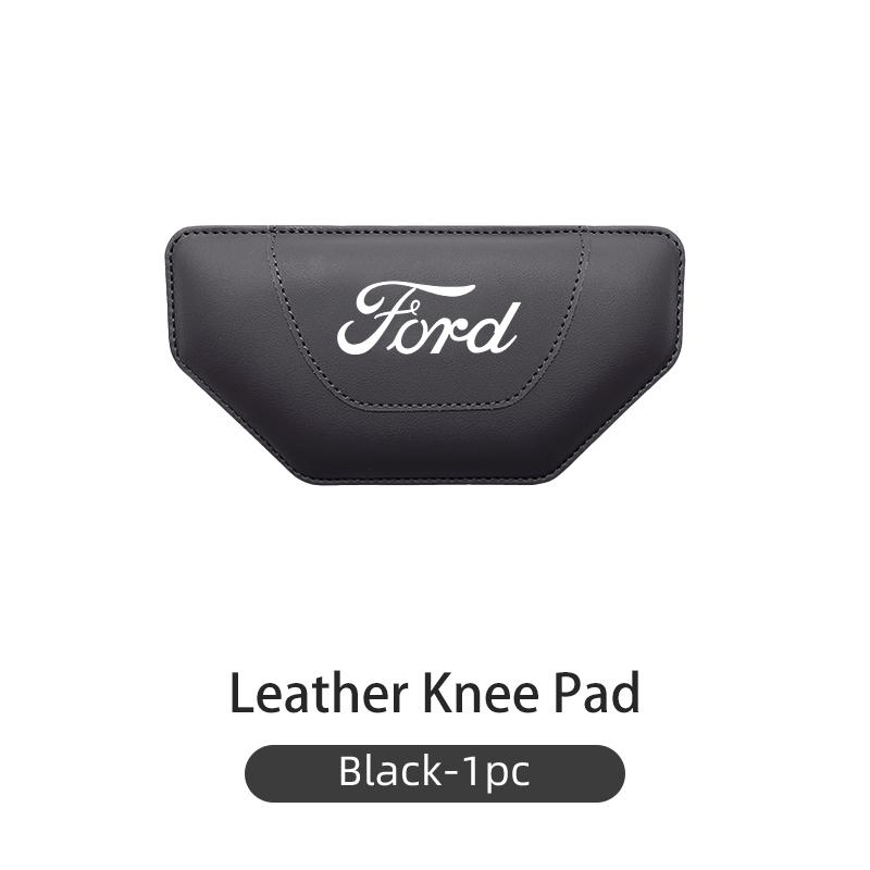 For Ford Car Leather Knee Pad Inside Knee Cushion Comfortable Leg Hold Accessories ST Racing Performance Focus Mk2 Mk3 MK4 sa22