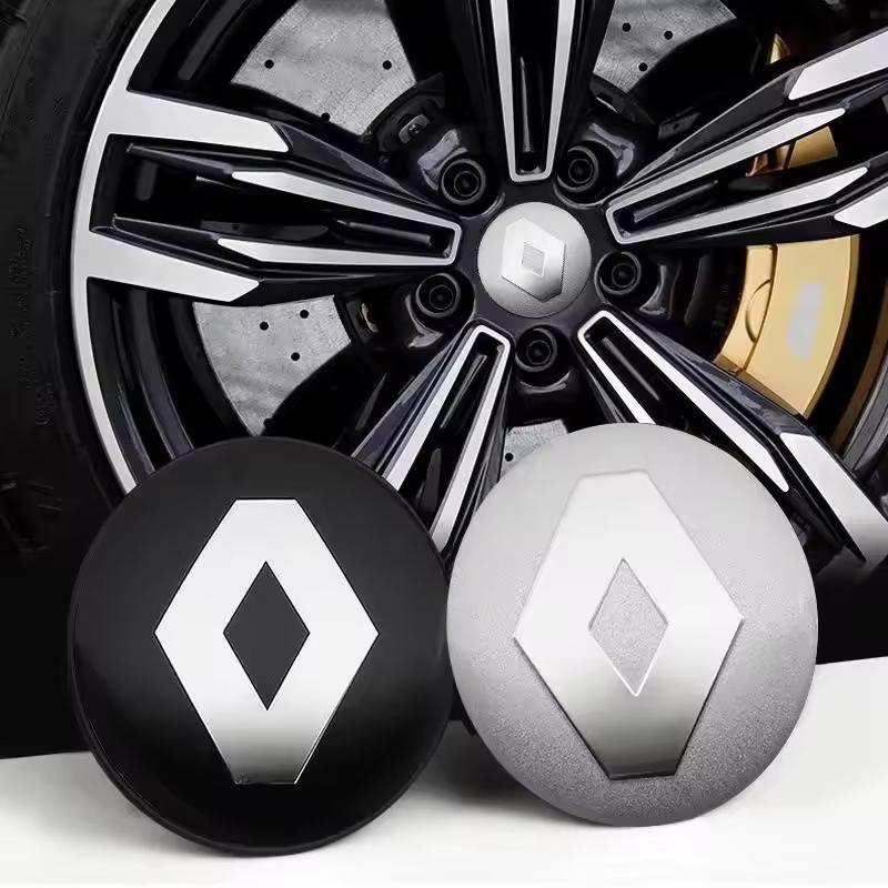 4Pcs 56mm Car Wheel Center Caps Hubcap Cover For Renault Clio Sandero Captur Megane R5 4 E-tech Scenic Austral Rafale Symbioz