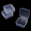3 шт., прозрачная коробка для хранения, квадратный чехол для мелких предметов, упаковочные коробки, контейнер для ювелирных изделий, бусин, органайзер для разной мелочи, рыболовные инструменты