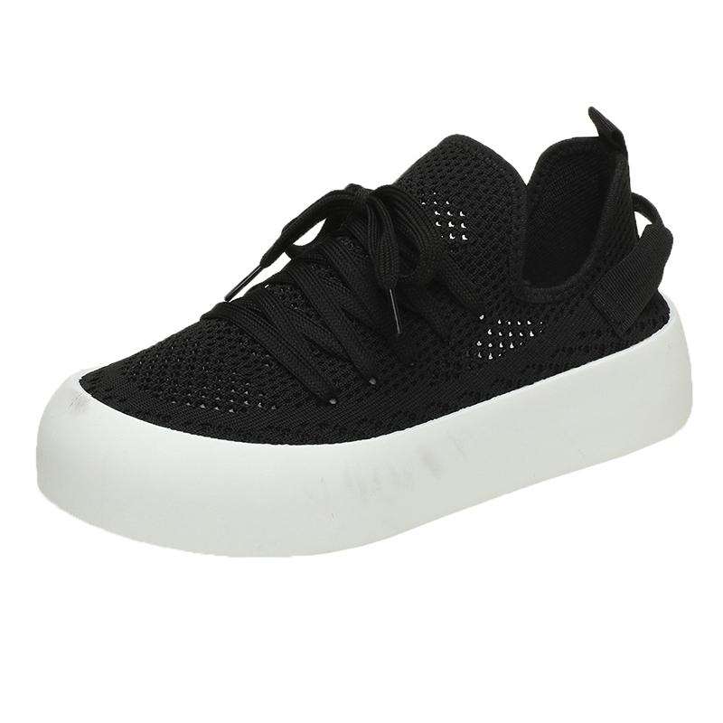 Модные дышащие кроссовки для женщин 2024 года, осень, новые мягкие трикотажные зеленые кроссовки, женские легкие нескользящие повседневные туфли