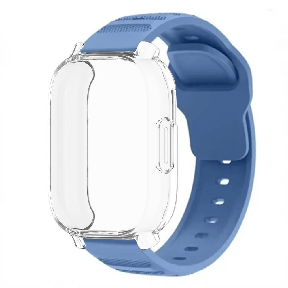 Дышащий силиконовый ремешок+ТПУ защитная пленка для экрана для Redmi Watch 5 Active Band Мягкий чехол для Redmi Watch 5 Lite Спортивный ремешок Correa