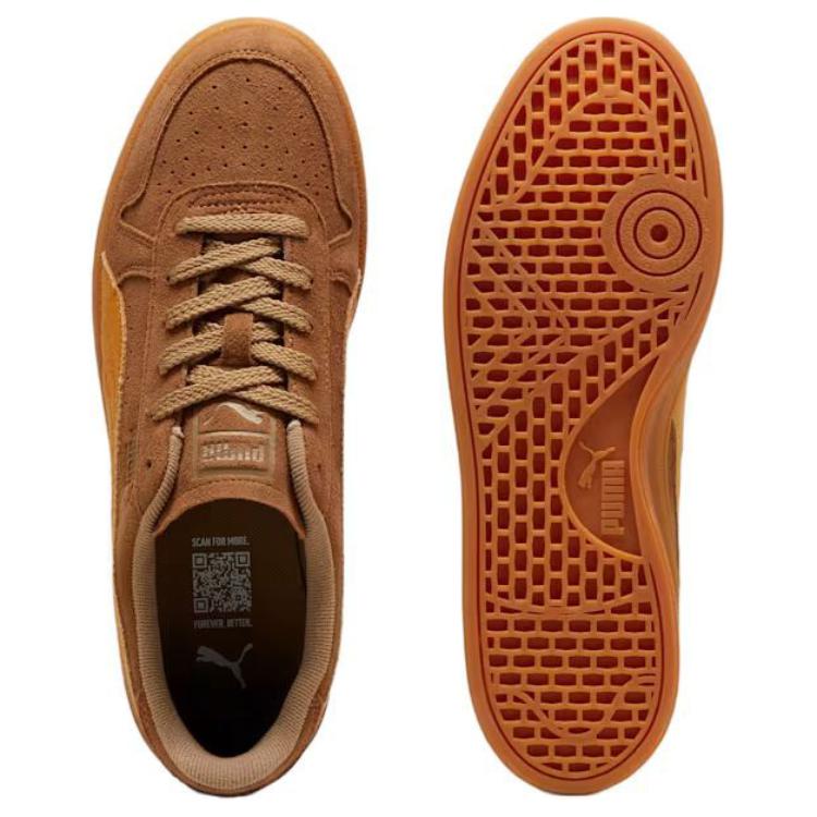 Puma Кроссовки Indoor R Suede Chocolate Chip Sport Yellow Unisex коричневые 398531-02