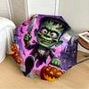 1pc Halloween Frankenstein Automatic Open/Close Umbrella, Folding Compact Umbrella with Lightweight Design for Women/Men yy251028247